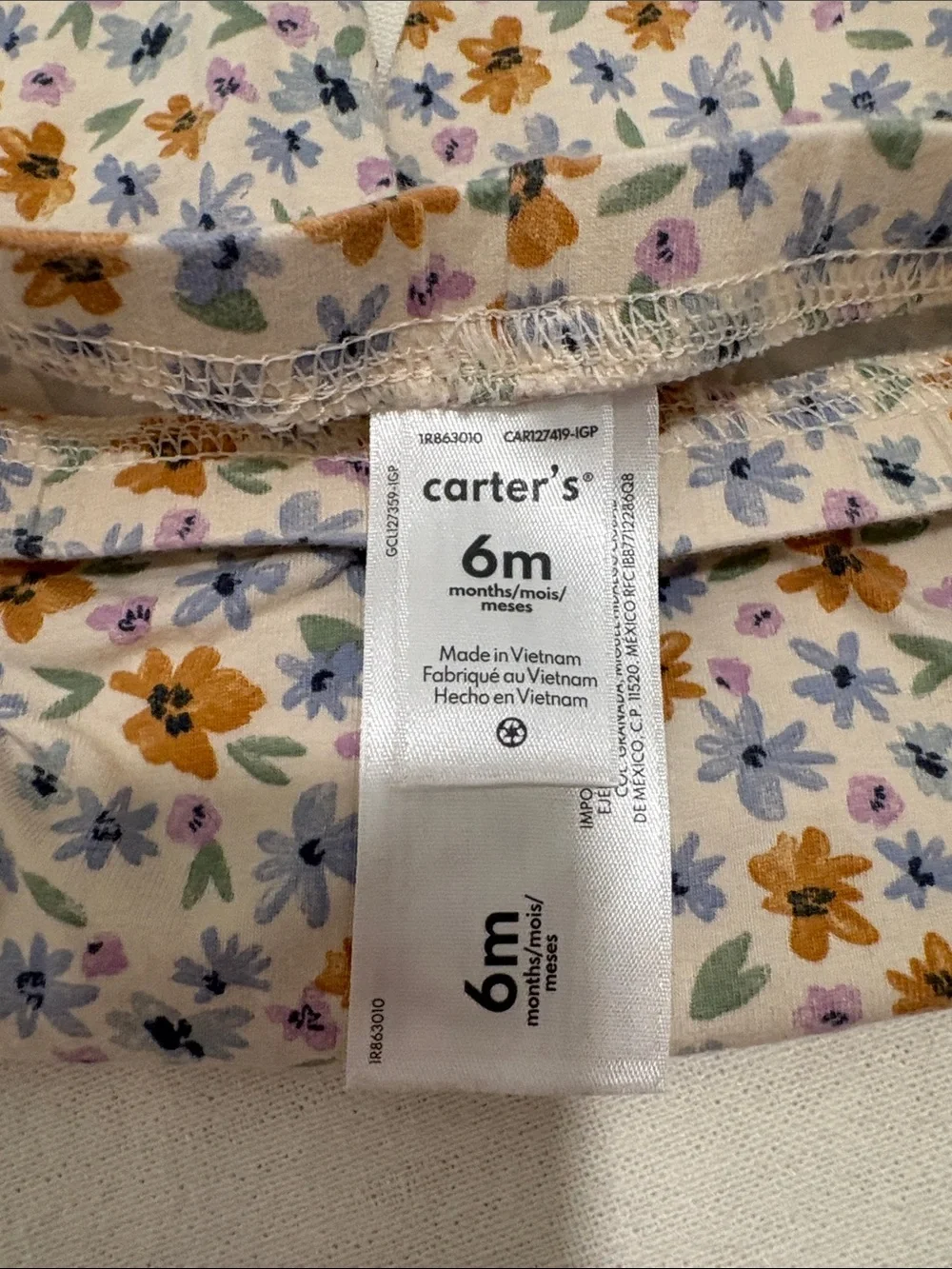 Carter’s Floral Leggings